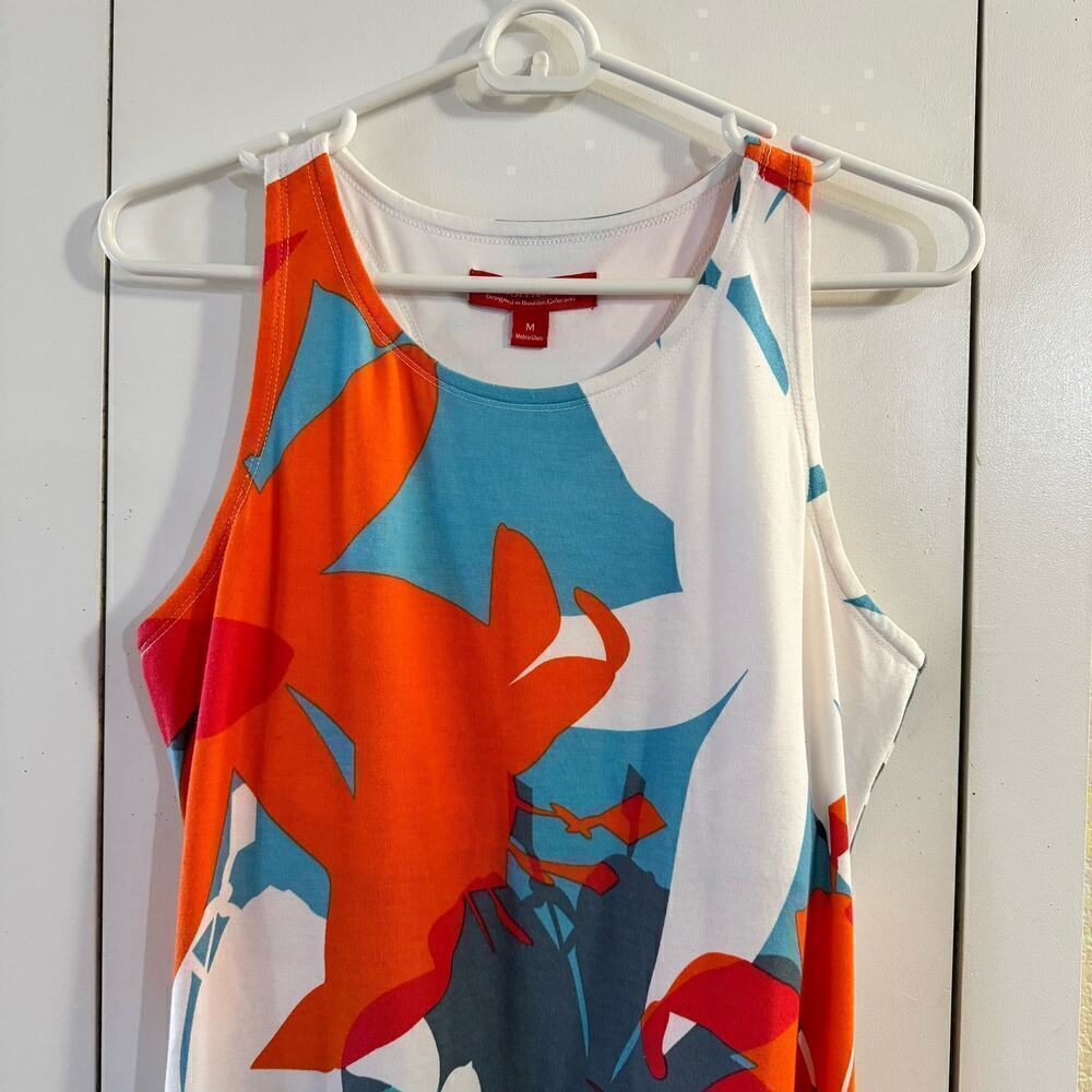 Krimson Klover Floral Multicolor Sleeveless Dress Hidden Pocket Medium Hiking - Picture 5 of 9